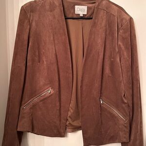 Dalia Women's Tan Suede Blazer